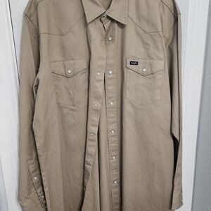 Men's Wrangler Heavy Duty Western Shirt
